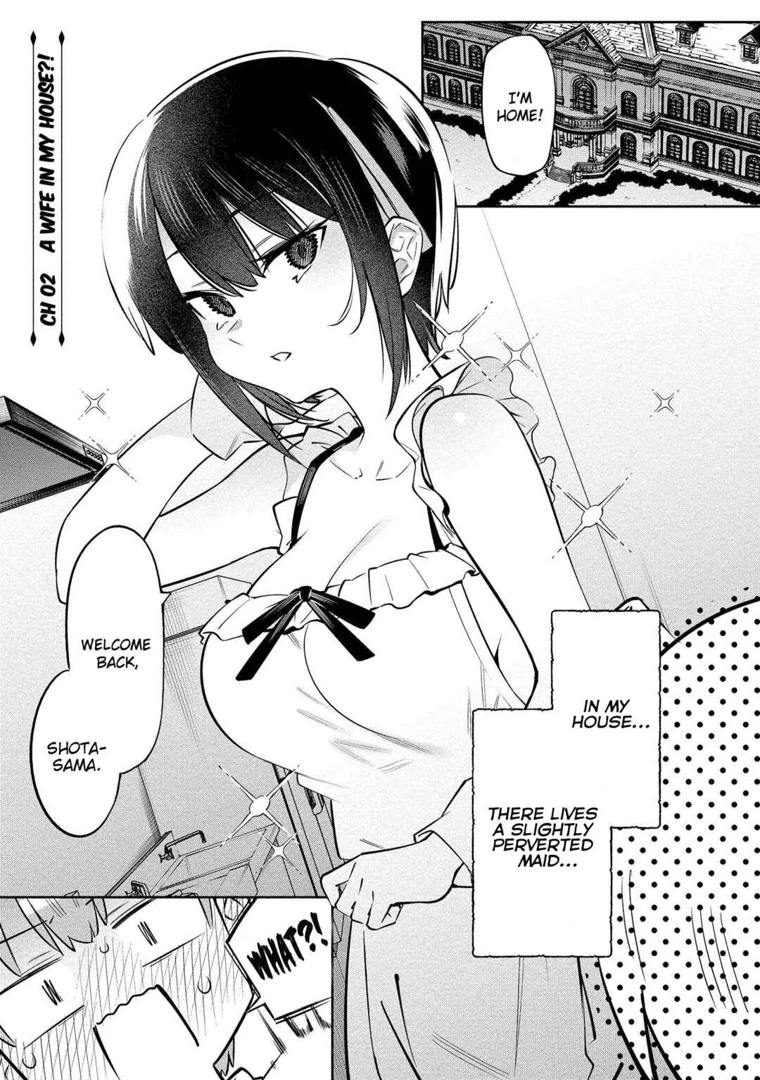 Bokunchi no Maid-san tachi. Chapter 2: A wife in my house?! - Page 2
