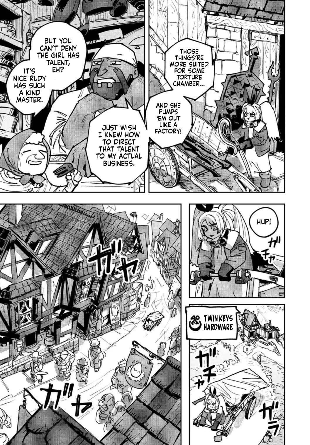 Bouken ni wa, Buki ga Hitsuyou da! ~Kodawari Rudy no Kajiya-gurashi~ Chapter 1: Rudy of Twin Keys, Waelthroad - The Dungeon-City - Page 5