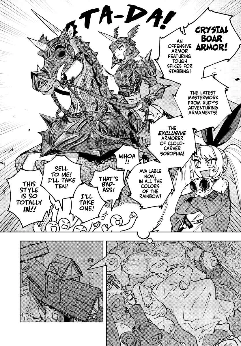 Bouken ni wa, Buki ga Hitsuyou da! ~Kodawari Rudy no Kajiya-gurashi~ Chapter 3: Commission for Marina, Vane Goat Proprietor - Page 29