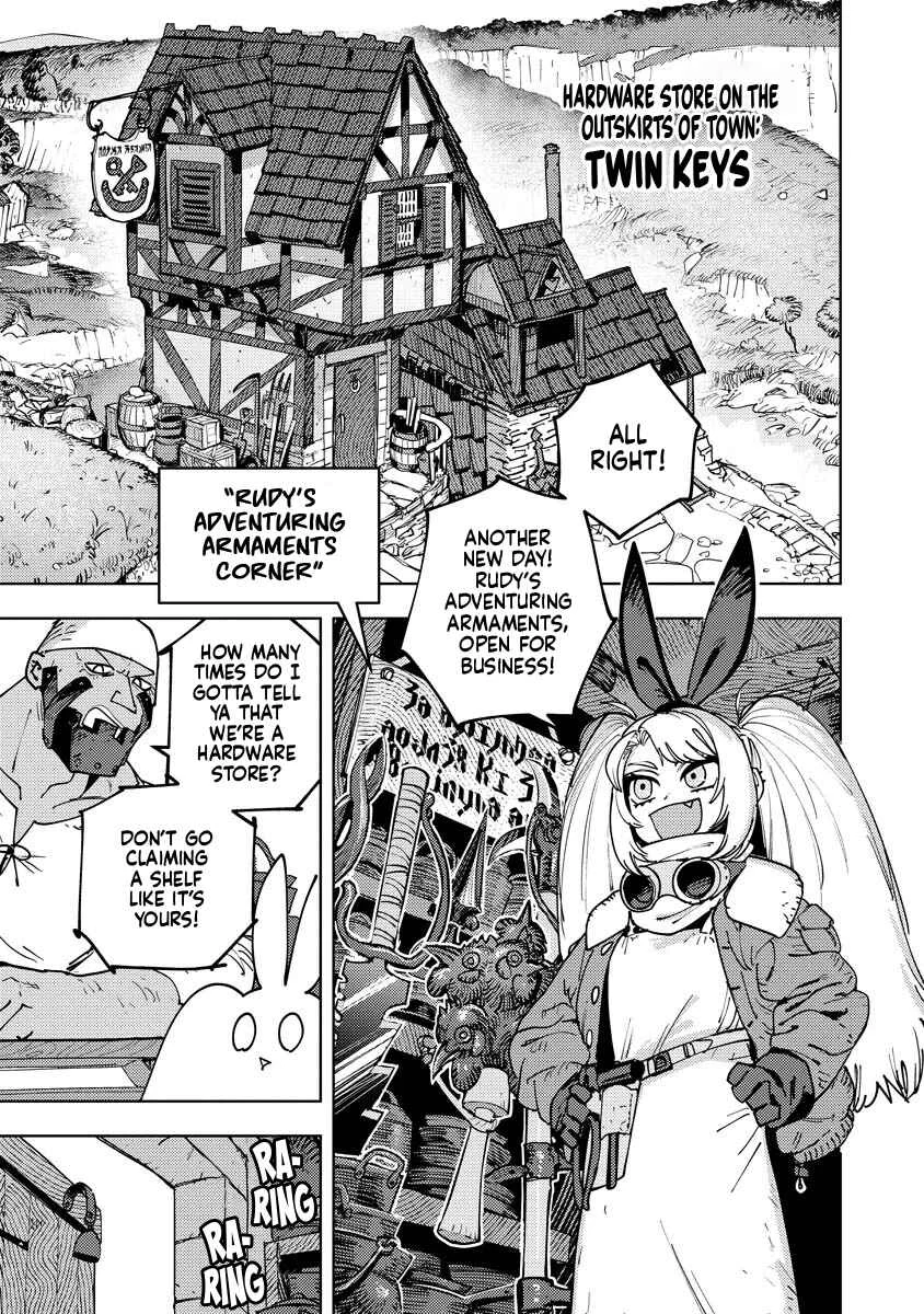 Bouken ni wa, Buki ga Hitsuyou da! ~Kodawari Rudy no Kajiya-gurashi~ Chapter 4: Commission for Kittel, Junior Botanist - Page 1