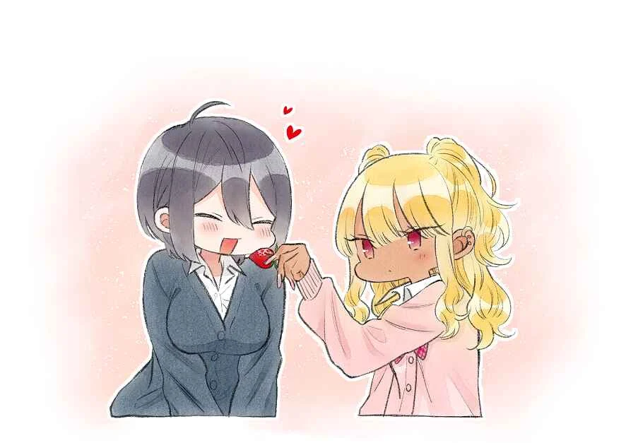 Boyish Girl × Gyaru Chapter 5: Boyish girl and gyaru just eating lunch together - Page 4