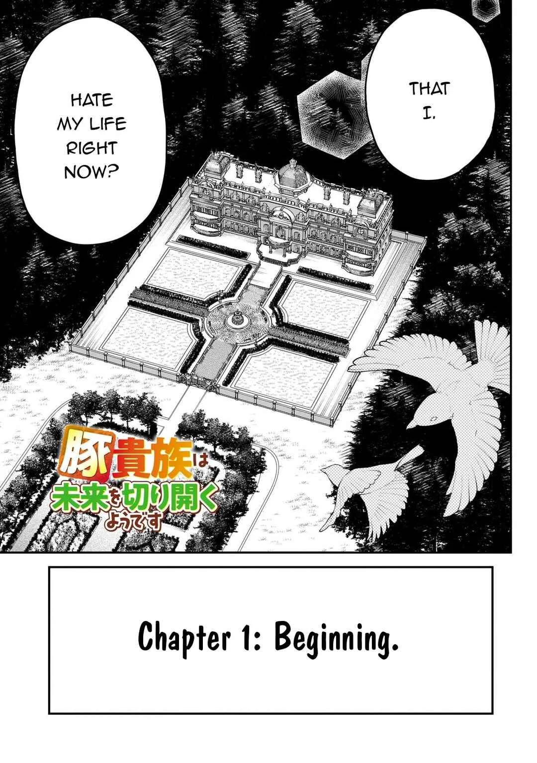 Buta Kizoku wa Mirai wo Kiri Hiraku you desu Chapter 1: Beginning - Page 9