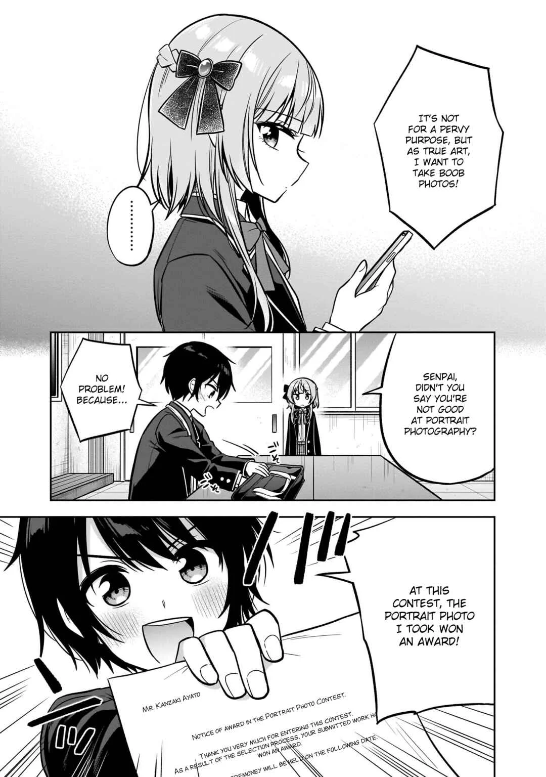 Camera-senpai to Sewayaki Jouzu na Kouhai-chan Chapter 1 - Page 37
