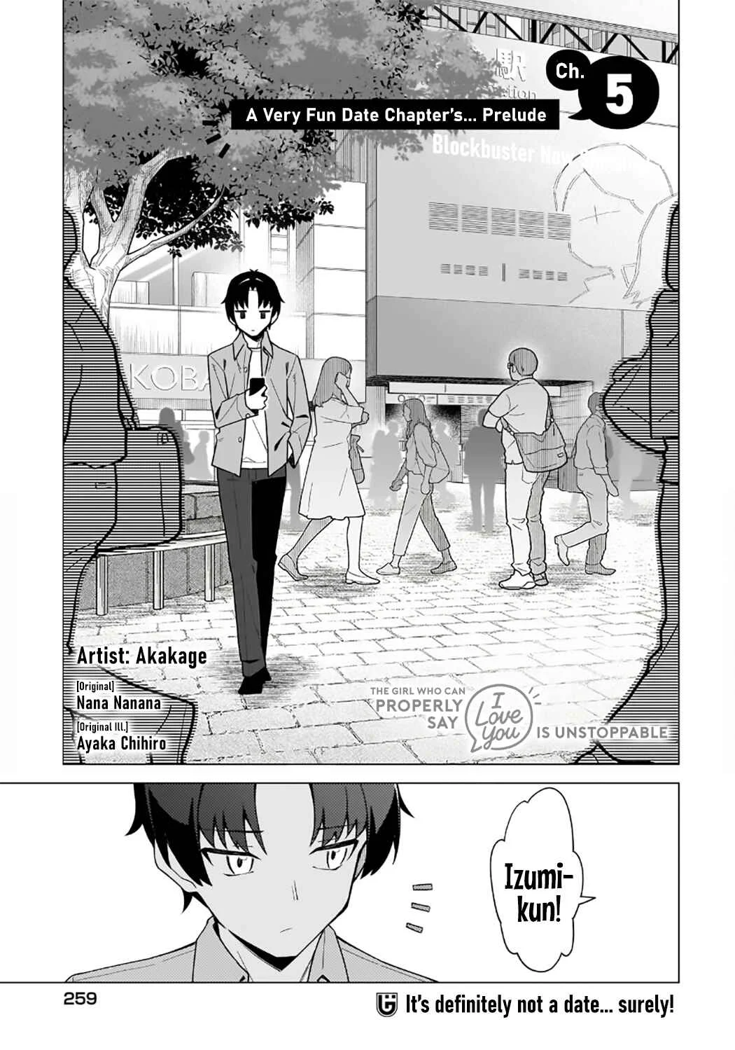 Chanto Suki tte Ieru Ko Musou Chapter 5: A Very Fun Date Chapter's... Prelude - Page 1