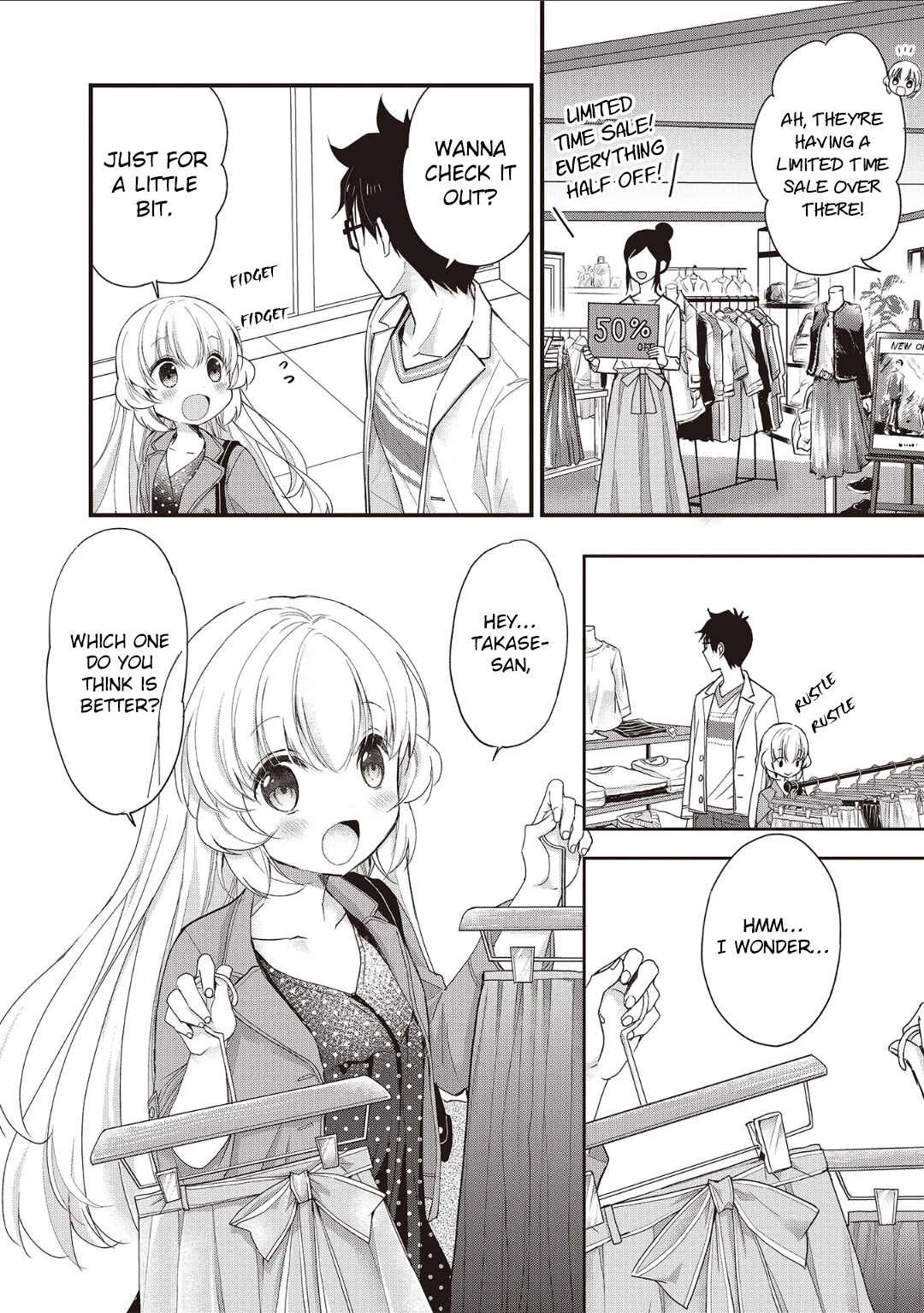 Chicchai Kanojo Senpai ga Kawaisugiru. Chapter 2: Something's Different About Takase-san Today - Page 4