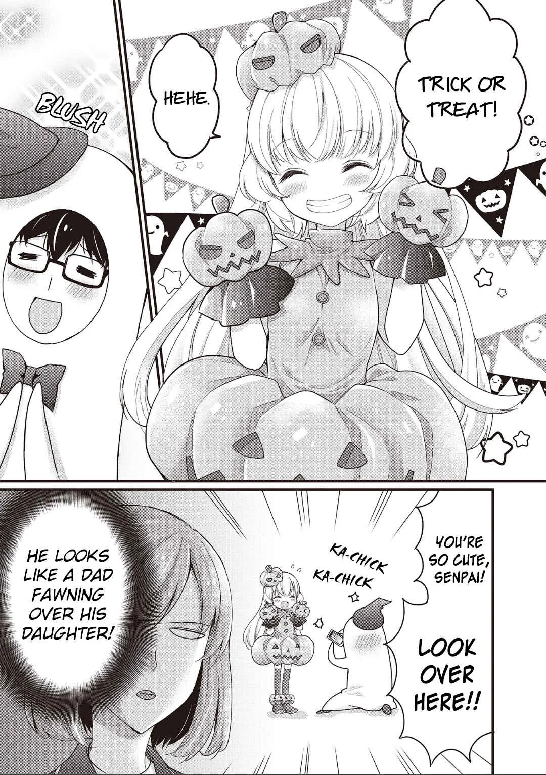Chicchai Kanojo Senpai ga Kawaisugiru. Chapter 3: Trick or Treat! - Page 3