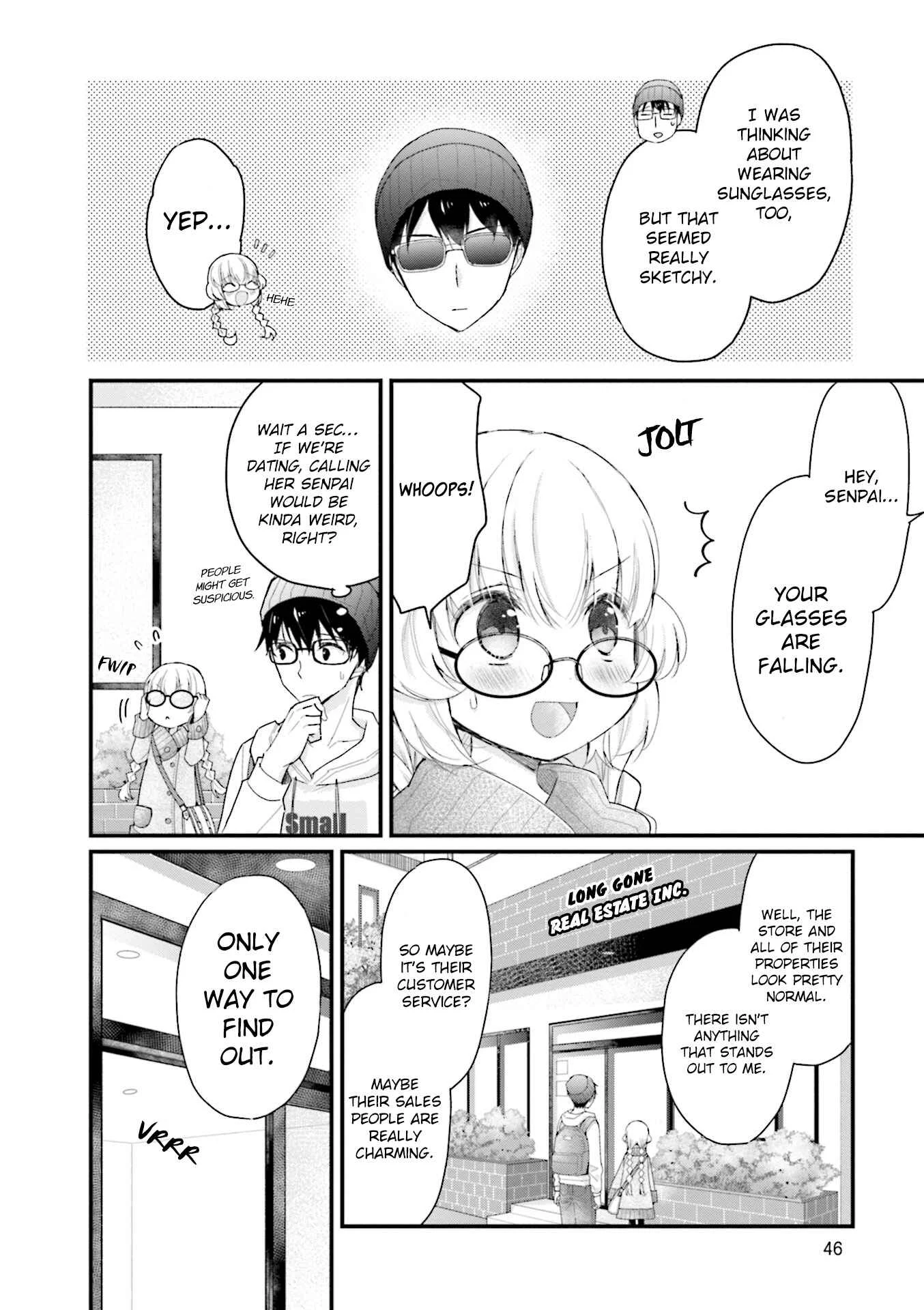 Chicchai Kanojo Senpai ga Kawaisugiru. Chapter 4: She's Short Too! - Page 4