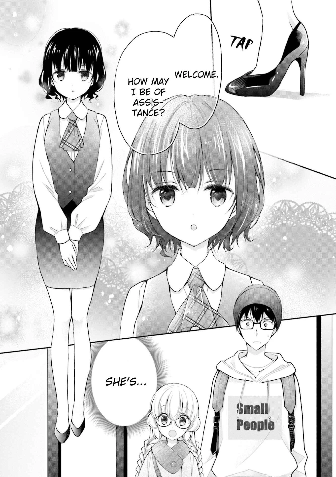Chicchai Kanojo Senpai ga Kawaisugiru. Chapter 4: She's Short Too! - Page 5