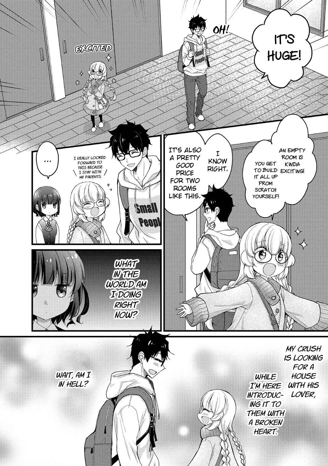 Chicchai Kanojo Senpai ga Kawaisugiru. Chapter 5: I Didn't See A Thing - Page 2
