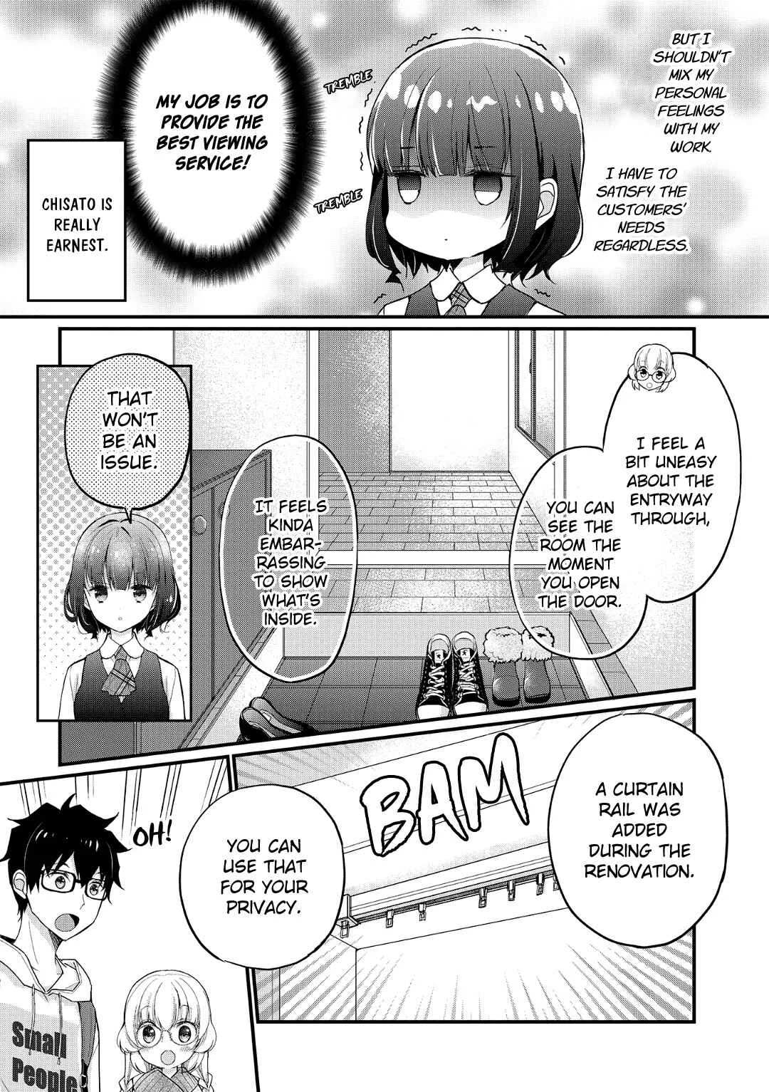 Chicchai Kanojo Senpai ga Kawaisugiru. Chapter 5: I Didn't See A Thing - Page 3