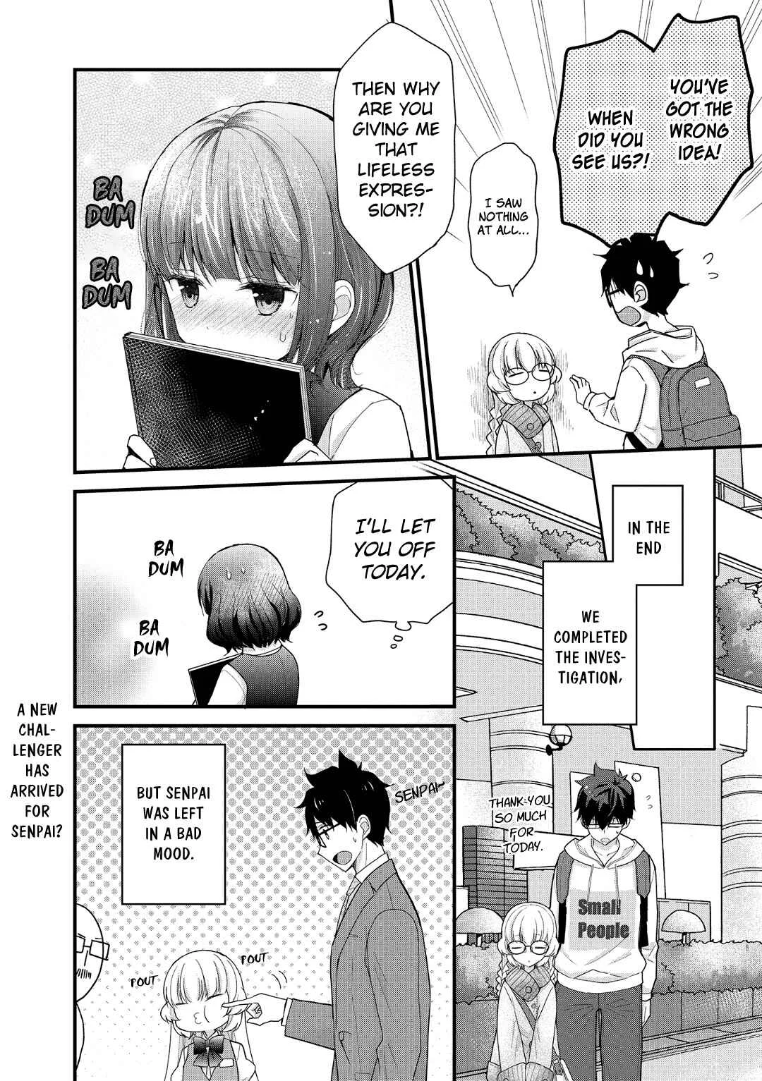 Chicchai Kanojo Senpai ga Kawaisugiru. Chapter 5: I Didn't See A Thing - Page 12