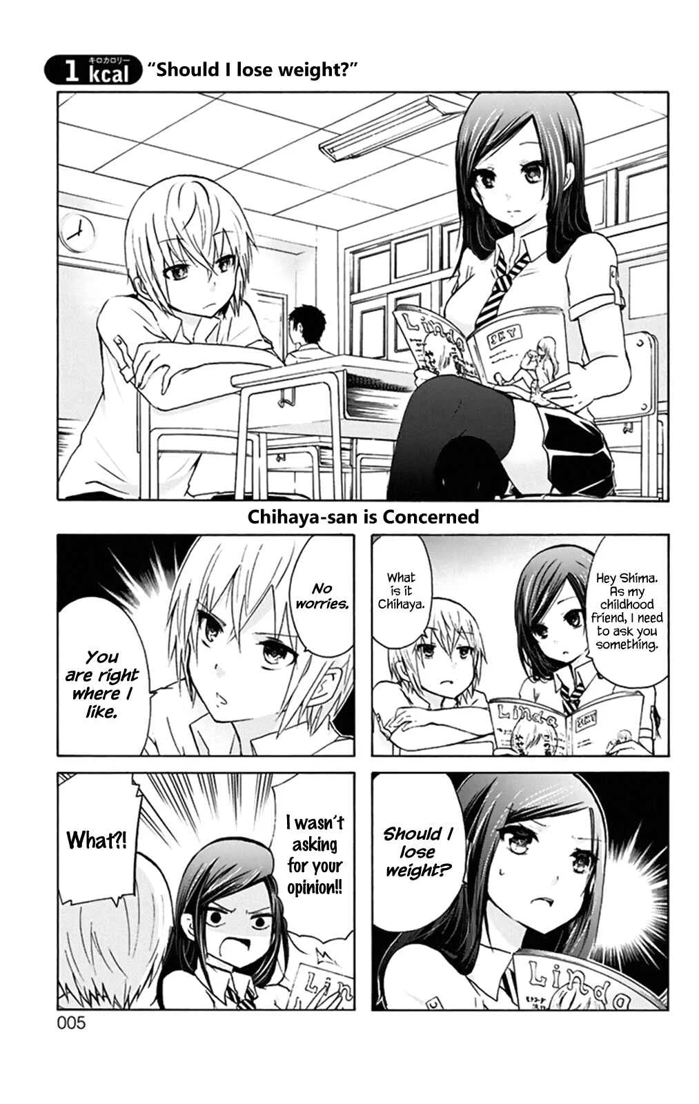 Chihaya-san wa Sono Mama de Ii Chapter 1: Should I lose weight? - Page 6