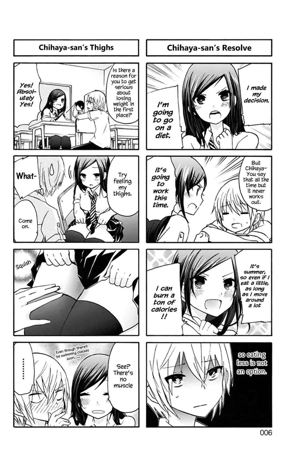 Chihaya-san wa Sono Mama de Ii Chapter 1: Should I lose weight? - Page 7