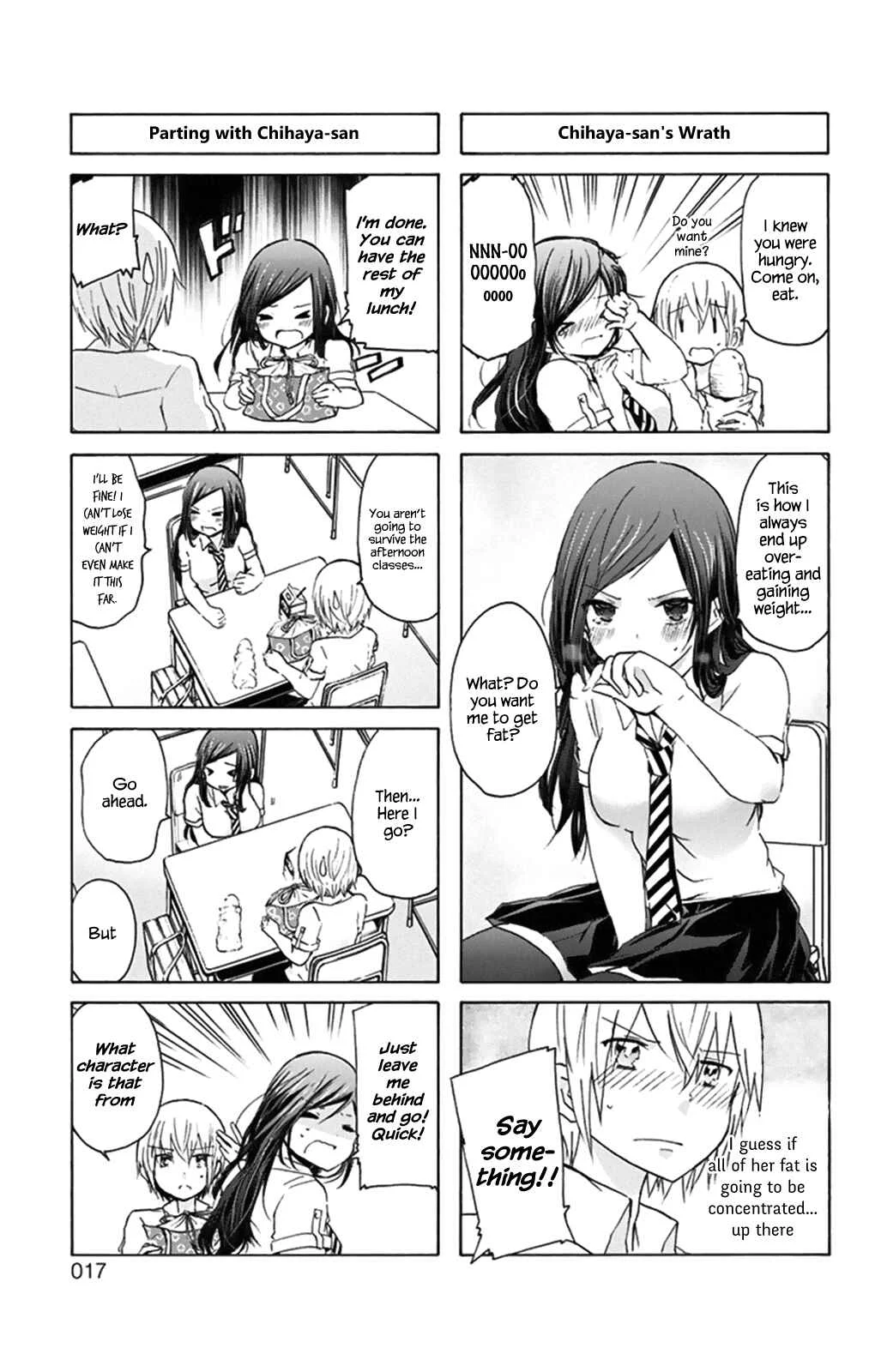 Chihaya-san wa Sono Mama de Ii Chapter 2: You can never trust what guys say is 'normal' for a girl? - Page 3