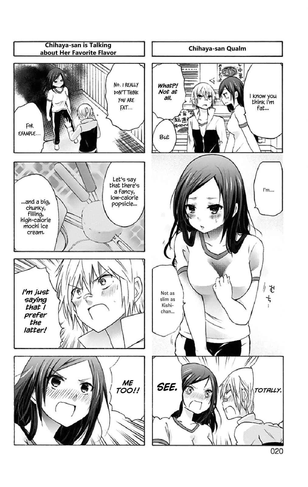 Chihaya-san wa Sono Mama de Ii Chapter 2: You can never trust what guys say is 'normal' for a girl? - Page 6