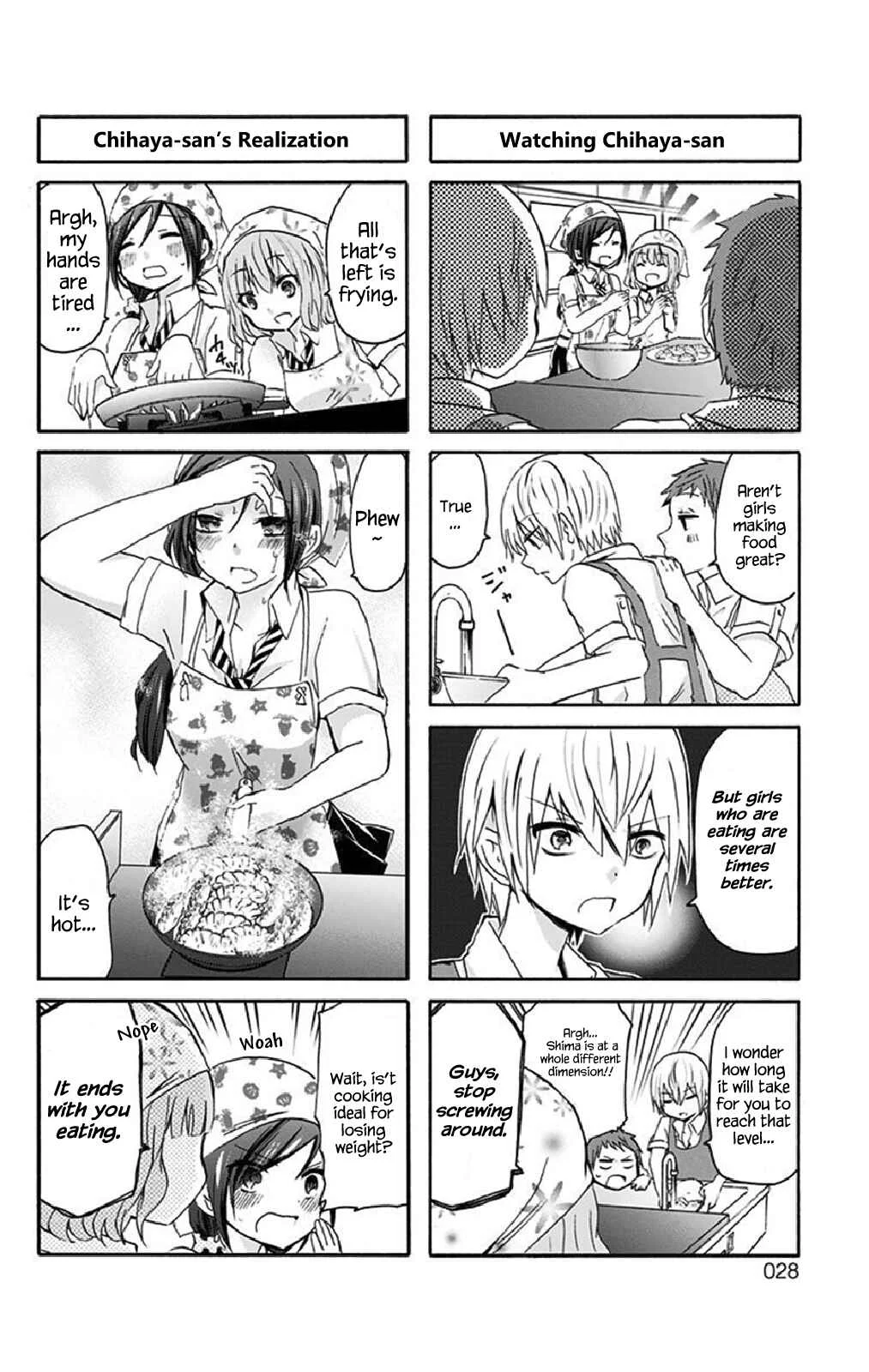 Chihaya-san wa Sono Mama de Ii Chapter 3: I can't stop eating - Page 4