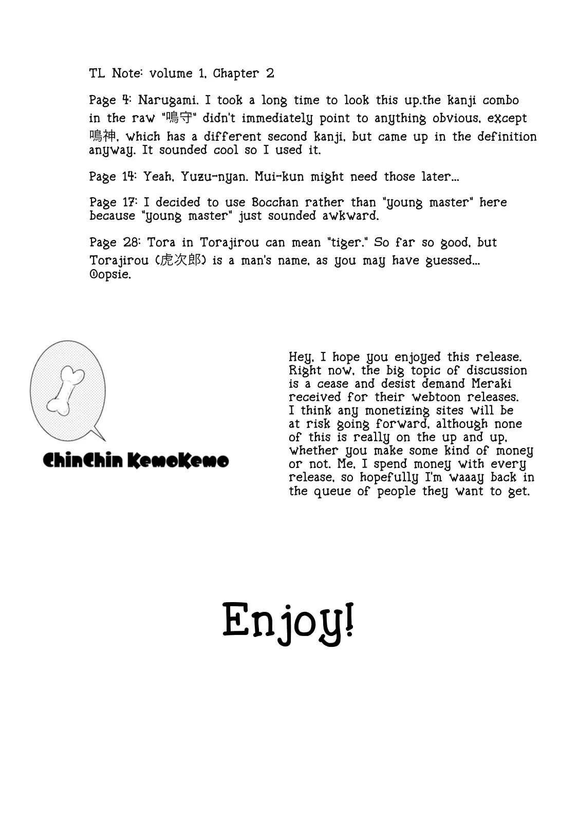 ChinChin KemoKemo Chapter 2: The Story of Neighborhood Shrine Maiden Who Became Impossible to Handle by Becoming Animalistic. - Page 29