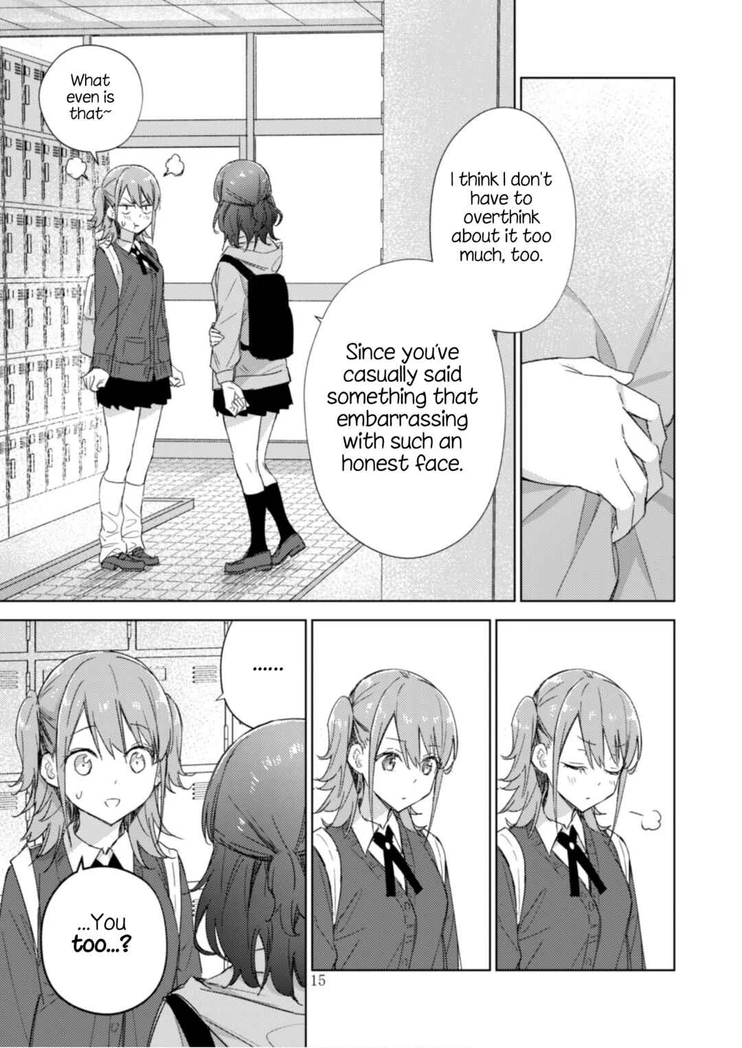 Circle 「Yurika」 Yuri Anthology 2 Kokuhaku no Sukimade x Kogarashi no Ruche Chapter 1 - Page 14