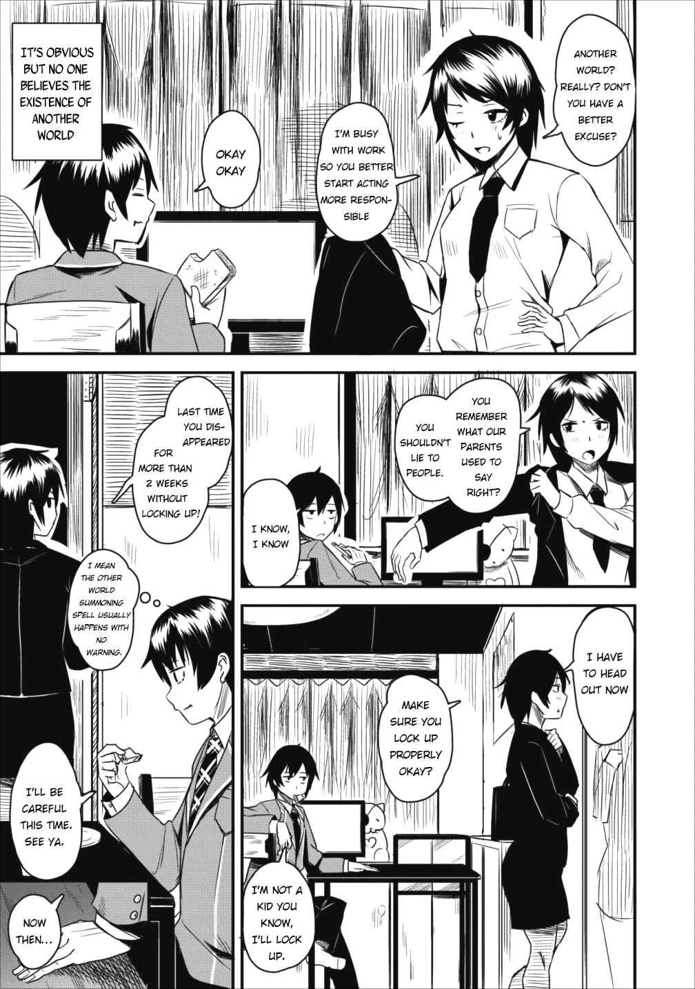 Class-goto Shuudan Teni Shimashita ga, ichiban Tsuyoi Ore wa Saijaku no Shounin ni Gisouchuu Chapter 1 - Page 9