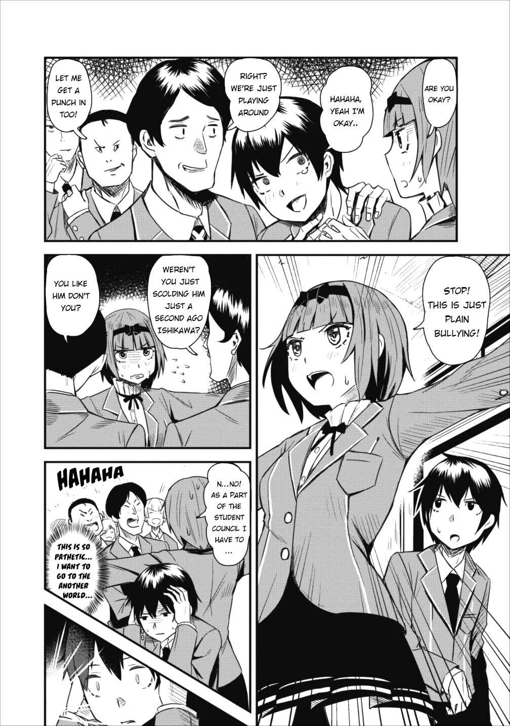 Class-goto Shuudan Teni Shimashita ga, ichiban Tsuyoi Ore wa Saijaku no Shounin ni Gisouchuu Chapter 1 - Page 12