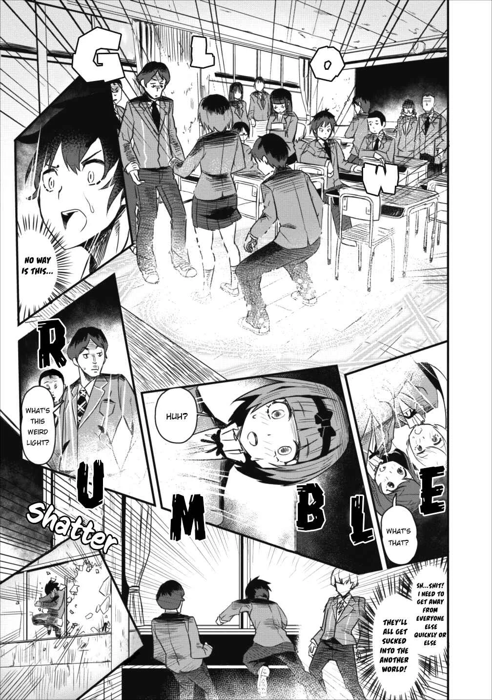Class-goto Shuudan Teni Shimashita ga, ichiban Tsuyoi Ore wa Saijaku no Shounin ni Gisouchuu Chapter 1 - Page 13