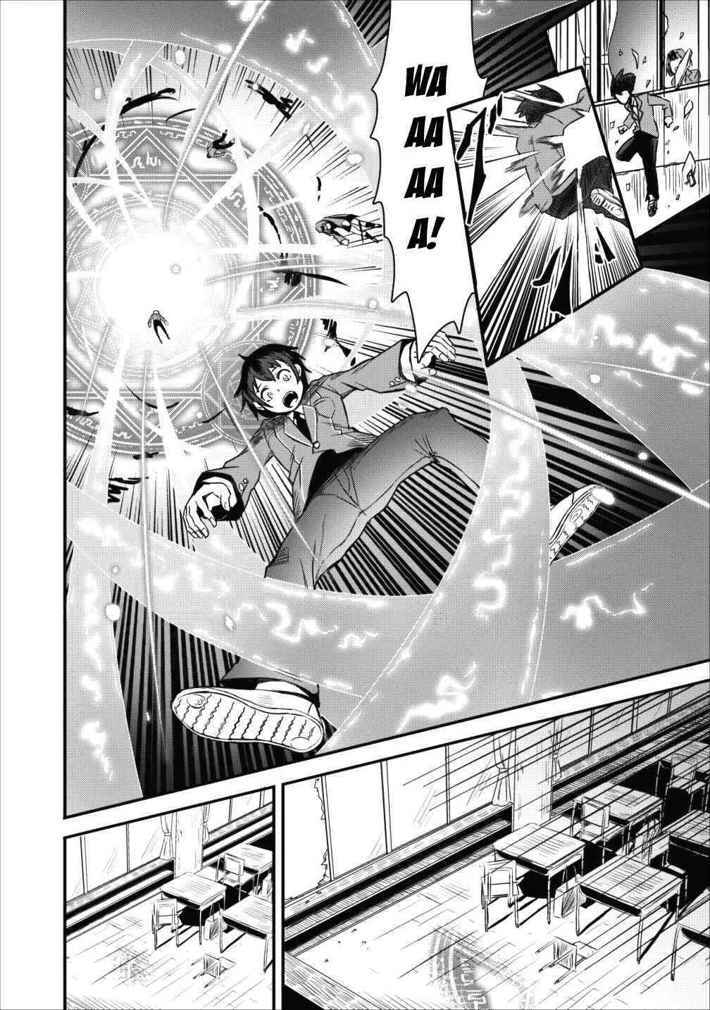 Class-goto Shuudan Teni Shimashita ga, ichiban Tsuyoi Ore wa Saijaku no Shounin ni Gisouchuu Chapter 1 - Page 14