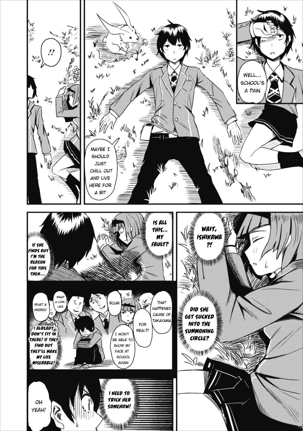 Class-goto Shuudan Teni Shimashita ga, ichiban Tsuyoi Ore wa Saijaku no Shounin ni Gisouchuu Chapter 1 - Page 16