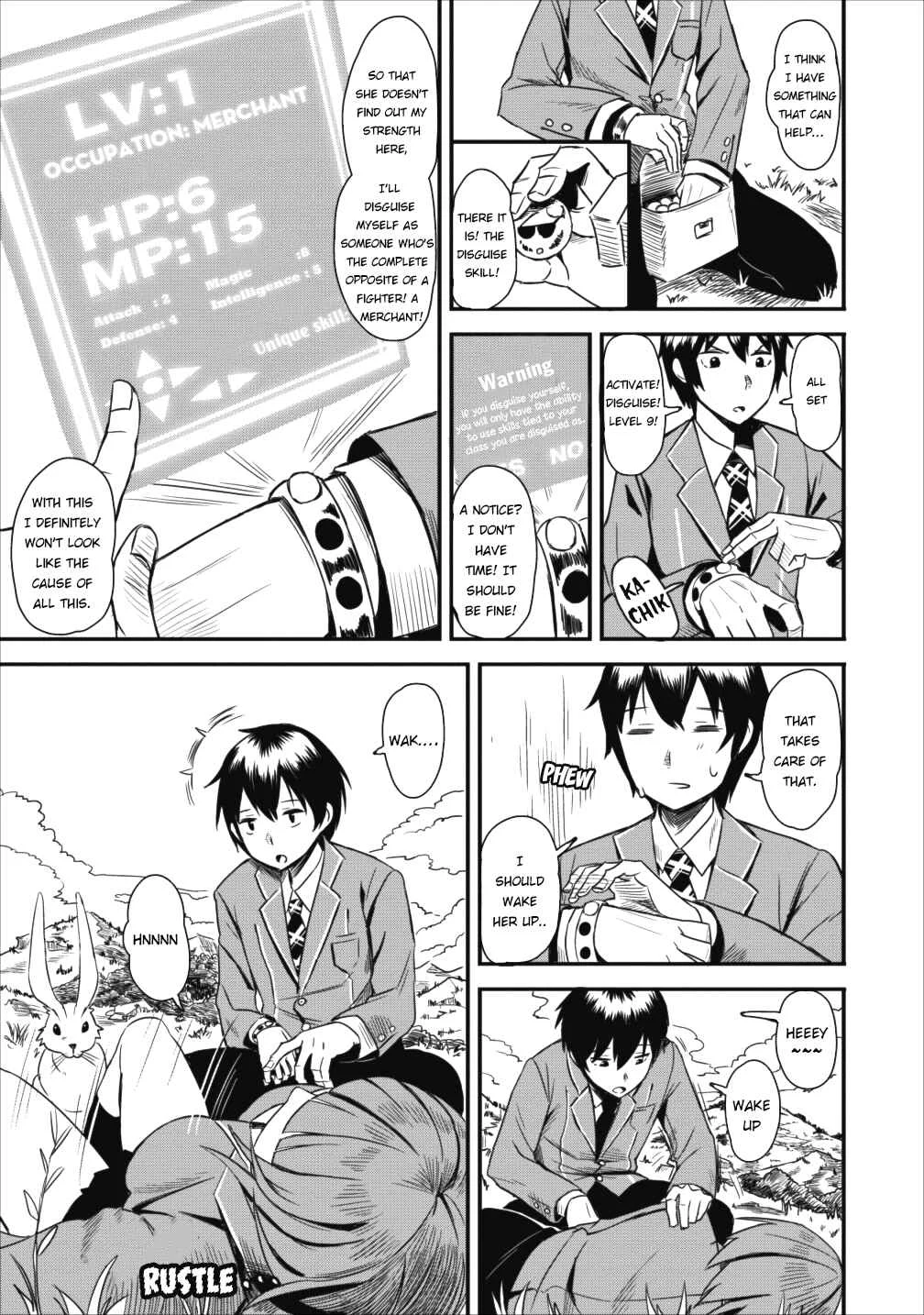 Class-goto Shuudan Teni Shimashita ga, ichiban Tsuyoi Ore wa Saijaku no Shounin ni Gisouchuu Chapter 1 - Page 17