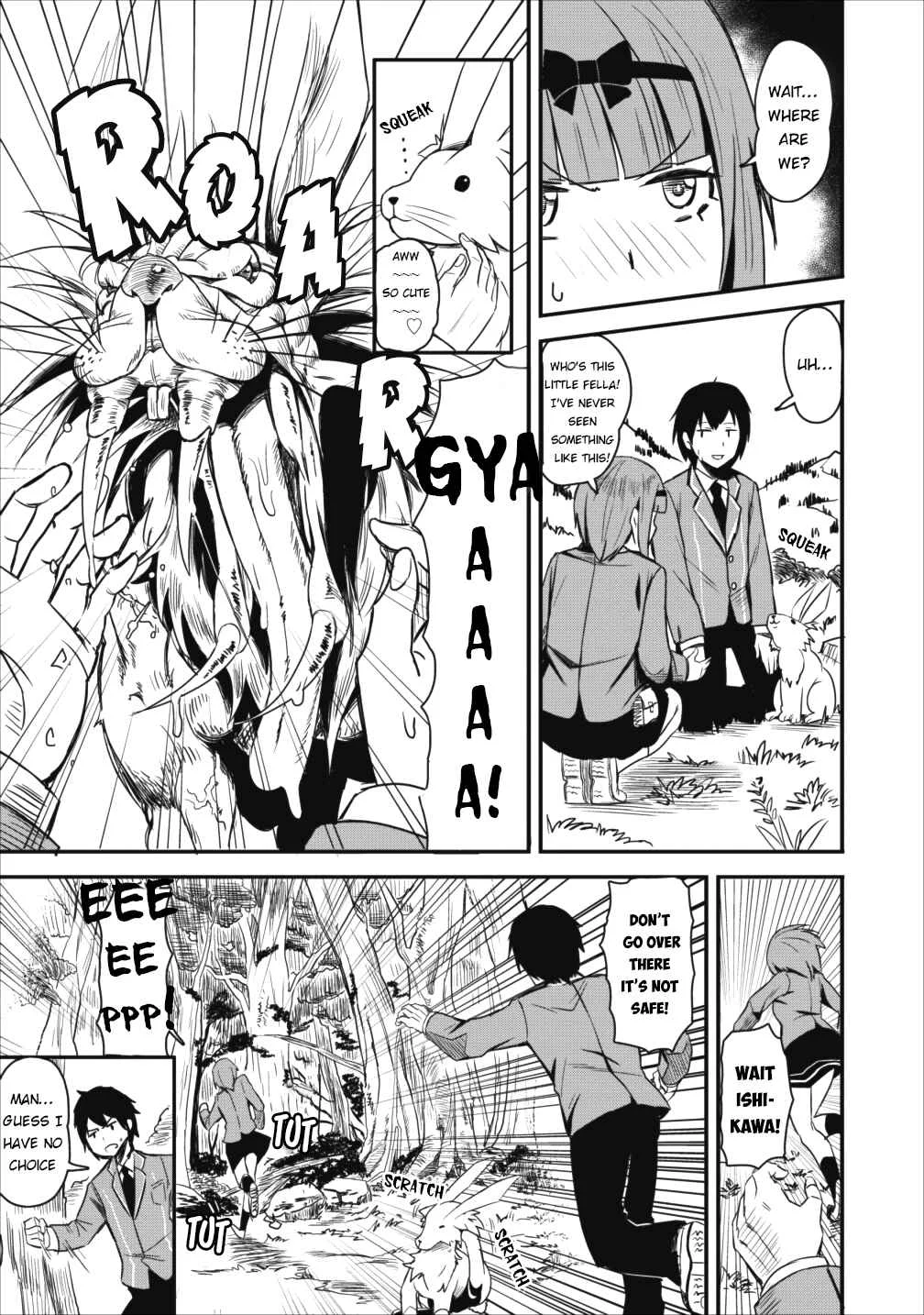 Class-goto Shuudan Teni Shimashita ga, ichiban Tsuyoi Ore wa Saijaku no Shounin ni Gisouchuu Chapter 1 - Page 19