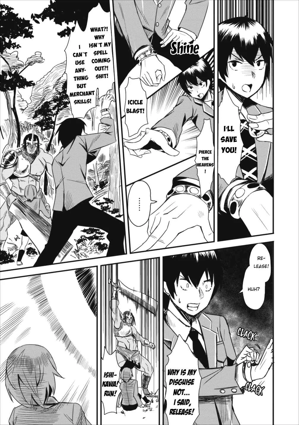 Class-goto Shuudan Teni Shimashita ga, ichiban Tsuyoi Ore wa Saijaku no Shounin ni Gisouchuu Chapter 1 - Page 21