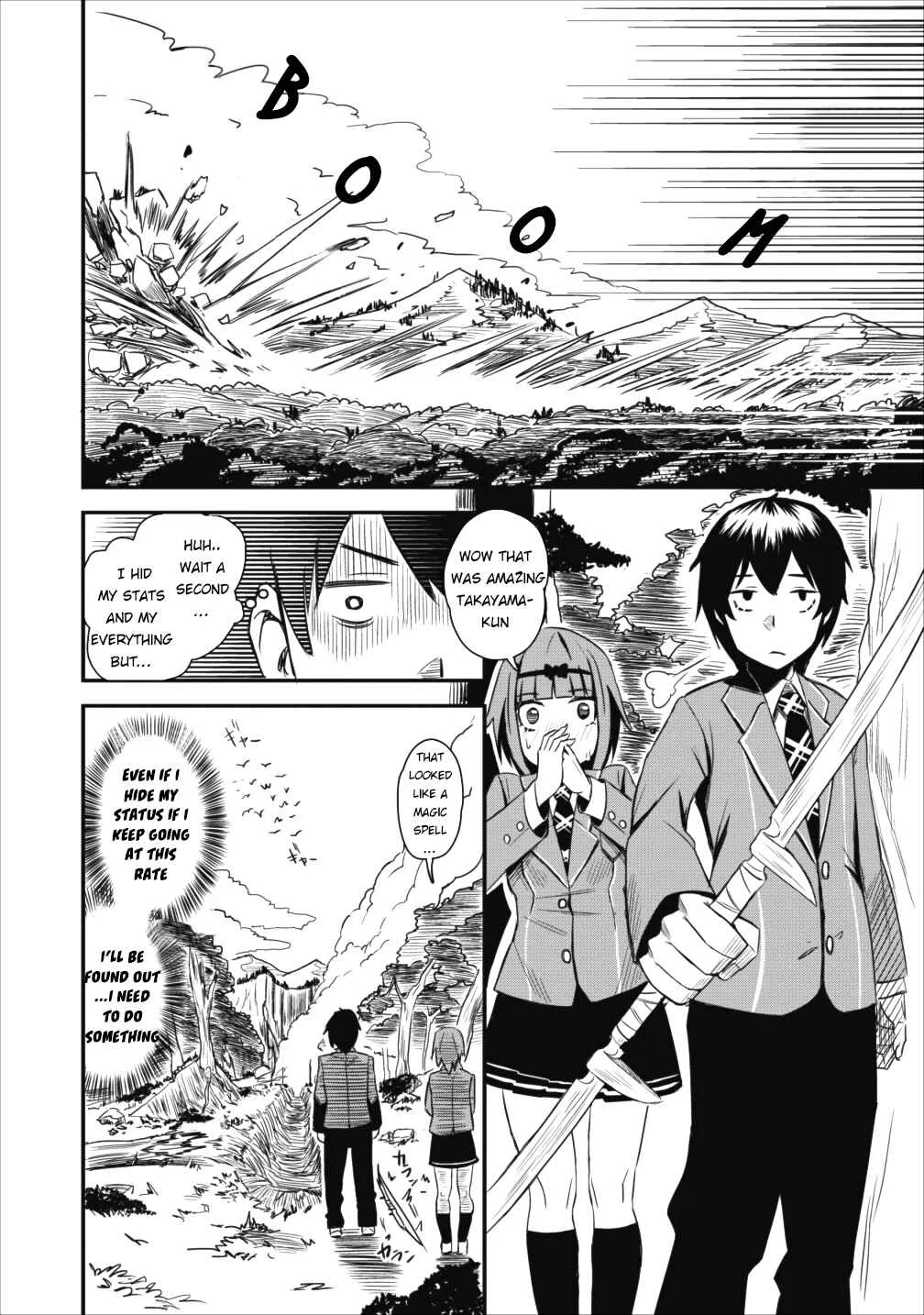 Class-goto Shuudan Teni Shimashita ga, ichiban Tsuyoi Ore wa Saijaku no Shounin ni Gisouchuu Chapter 1 - Page 26