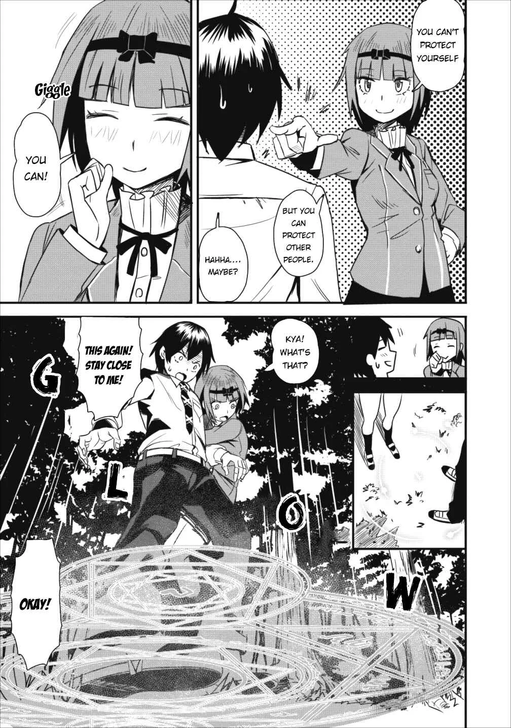 Class-goto Shuudan Teni Shimashita ga, ichiban Tsuyoi Ore wa Saijaku no Shounin ni Gisouchuu Chapter 1 - Page 33