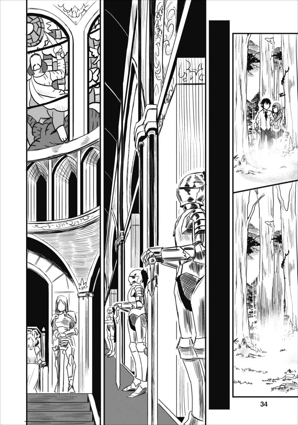 Class-goto Shuudan Teni Shimashita ga, ichiban Tsuyoi Ore wa Saijaku no Shounin ni Gisouchuu Chapter 1 - Page 34