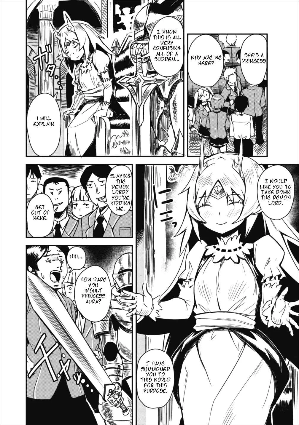 Class-goto Shuudan Teni Shimashita ga, ichiban Tsuyoi Ore wa Saijaku no Shounin ni Gisouchuu Chapter 2 - Page 3