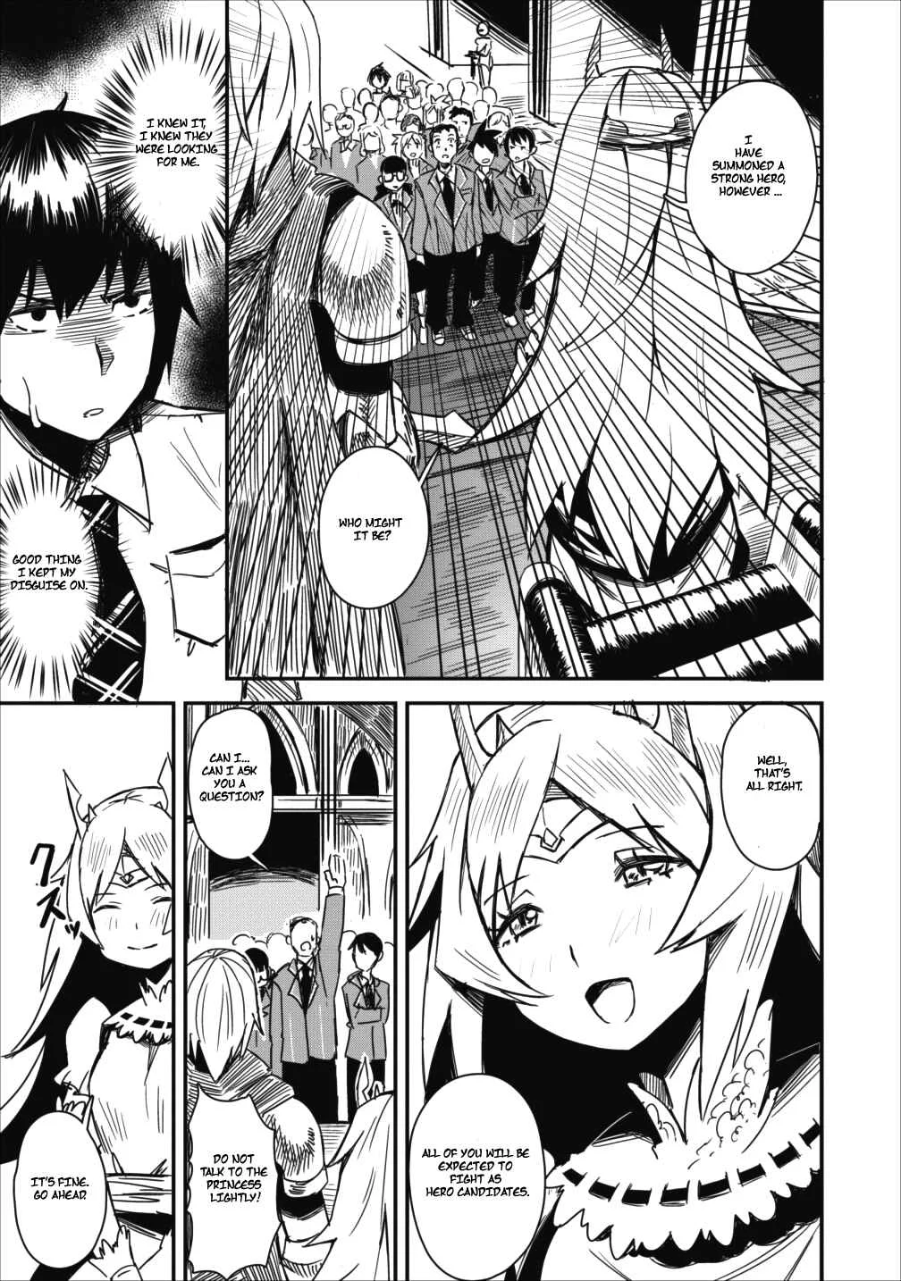 Class-goto Shuudan Teni Shimashita ga, ichiban Tsuyoi Ore wa Saijaku no Shounin ni Gisouchuu Chapter 2 - Page 4