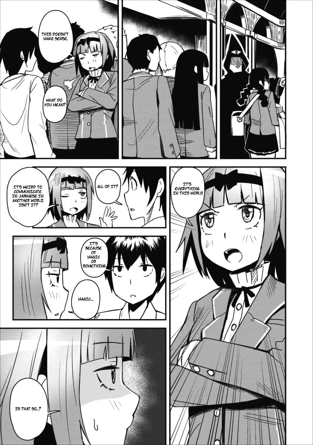 Class-goto Shuudan Teni Shimashita ga, ichiban Tsuyoi Ore wa Saijaku no Shounin ni Gisouchuu Chapter 2 - Page 12