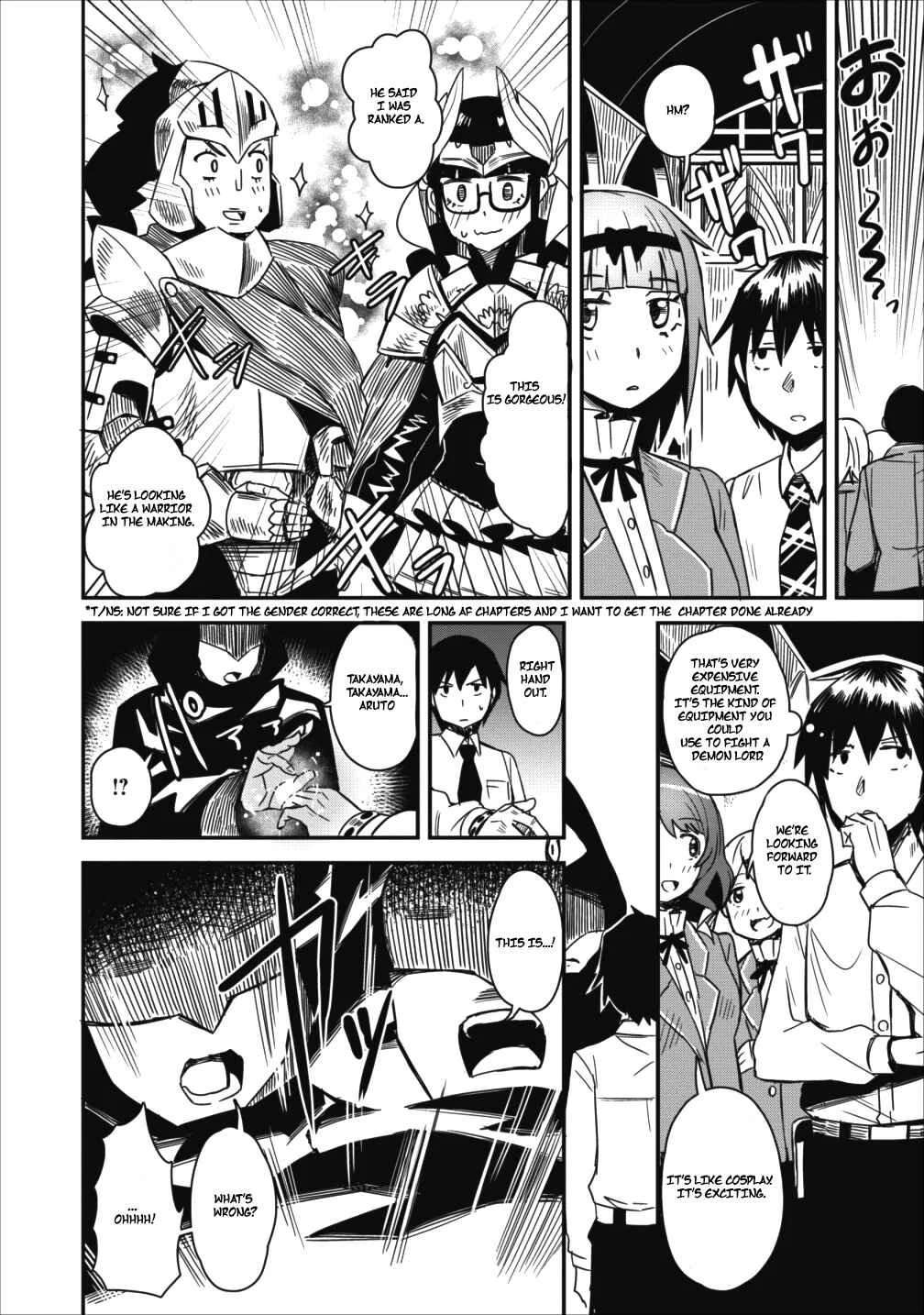 Class-goto Shuudan Teni Shimashita ga, ichiban Tsuyoi Ore wa Saijaku no Shounin ni Gisouchuu Chapter 2 - Page 13