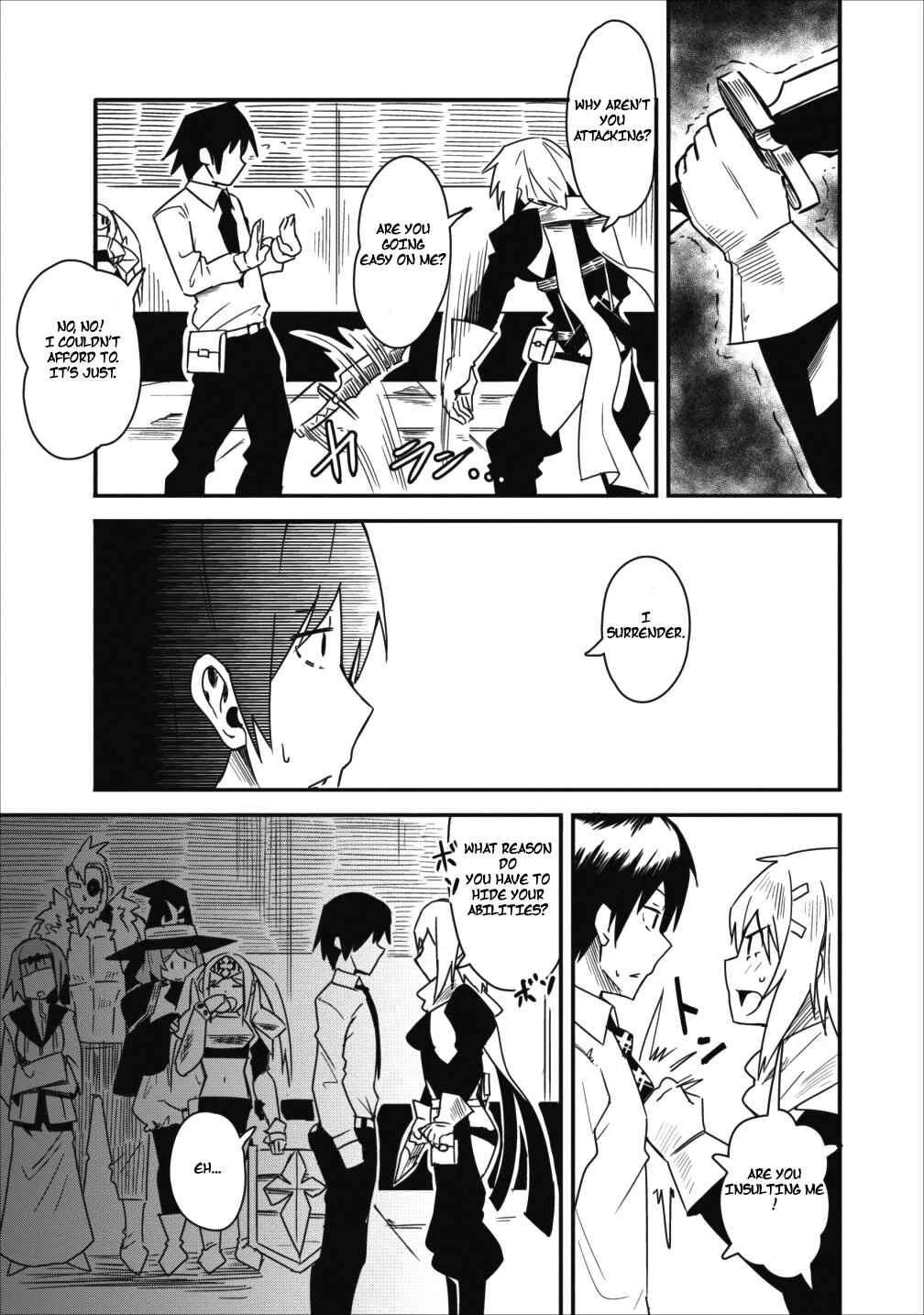 Class-goto Shuudan Teni Shimashita ga, ichiban Tsuyoi Ore wa Saijaku no Shounin ni Gisouchuu Chapter 3 - Page 24