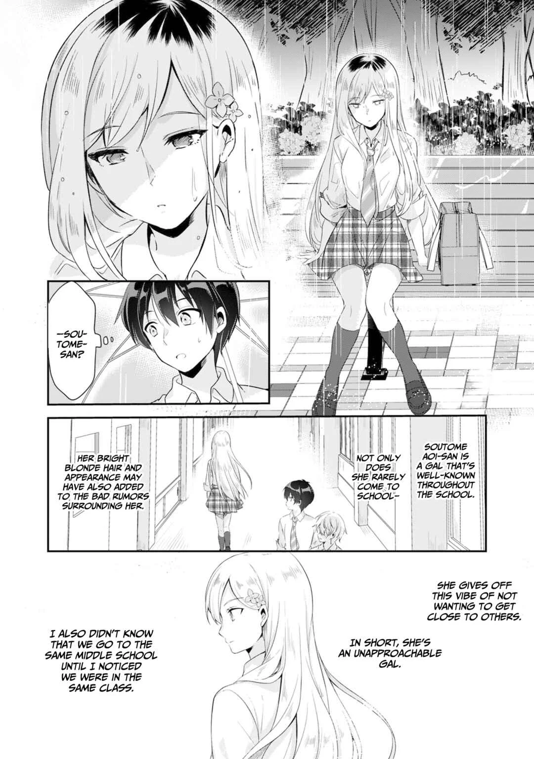Class no Bocchi Gyaru wo Omochikaeri Shite Seiso Kei Bijin ni Shiteyatta Hanashi Chapter 1 - Page 3