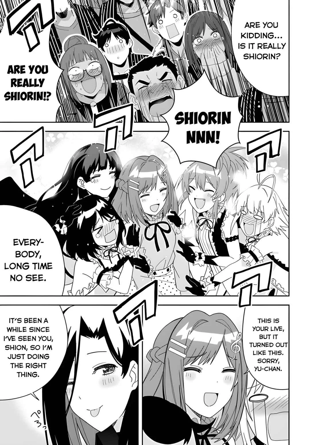 Classmate no Moto Idol ga, Tonikaku Kyodou Fushin nandesu. Chapter 2: Your singing voice - Page 23