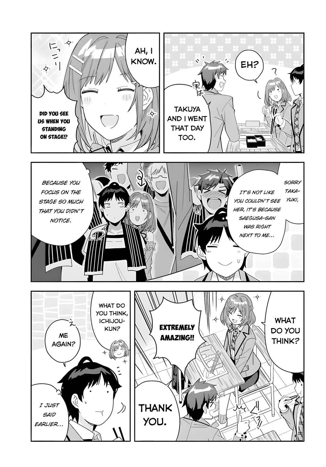 Classmate no Moto Idol ga, Tonikaku Kyodou Fushin nandesu. Chapter 3: Special fingers - Page 7