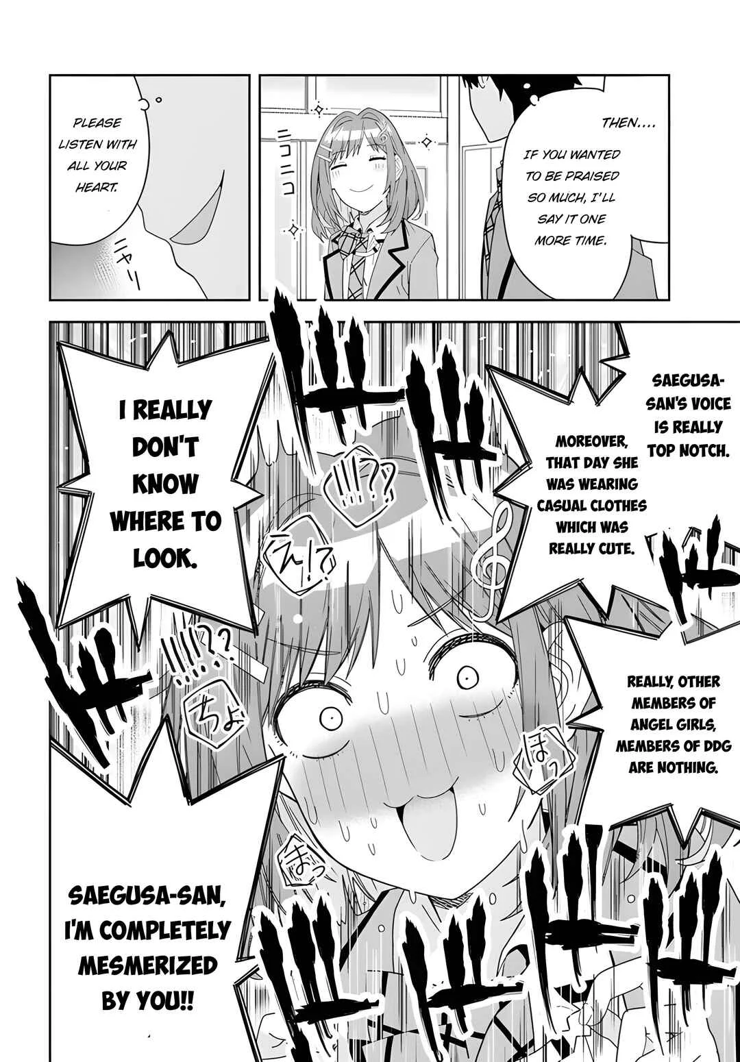 Classmate no Moto Idol ga, Tonikaku Kyodou Fushin nandesu. Chapter 3: Special fingers - Page 8