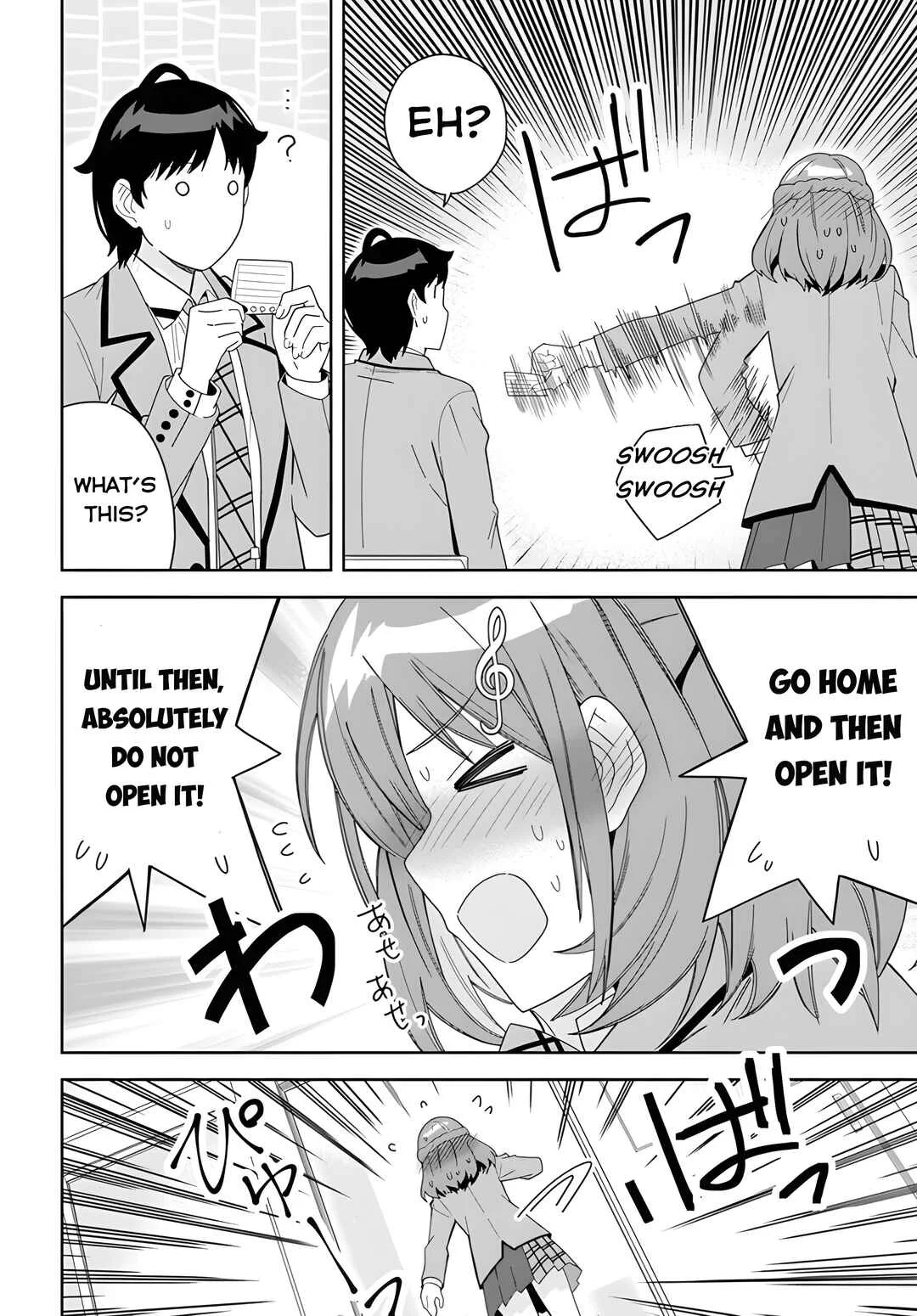 Classmate no Moto Idol ga, Tonikaku Kyodou Fushin nandesu. Chapter 3: Special fingers - Page 10