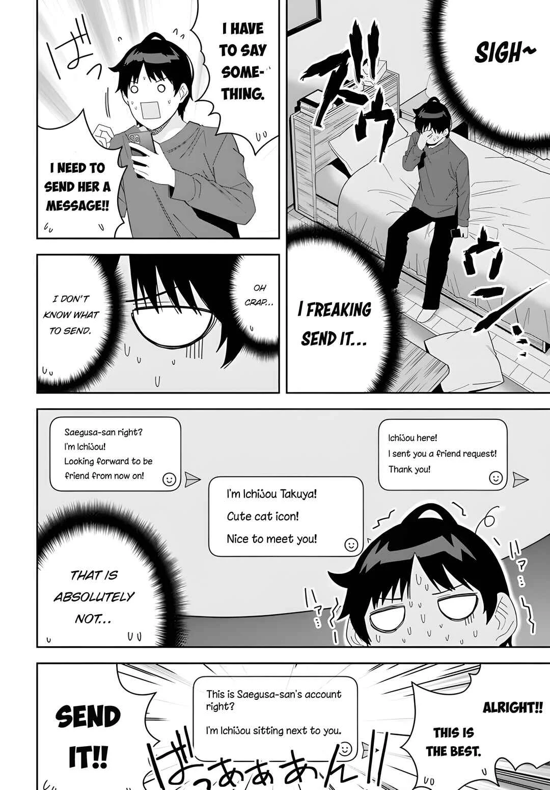 Classmate no Moto Idol ga, Tonikaku Kyodou Fushin nandesu. Chapter 3: Special fingers - Page 14