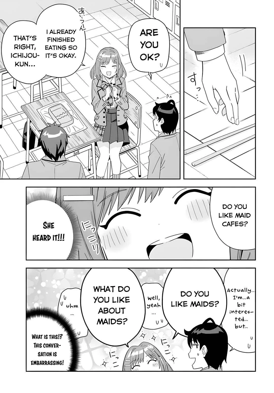 Classmate no Moto Idol ga, Tonikaku Kyodou Fushin nandesu. Chapter 3: Special fingers - Page 23