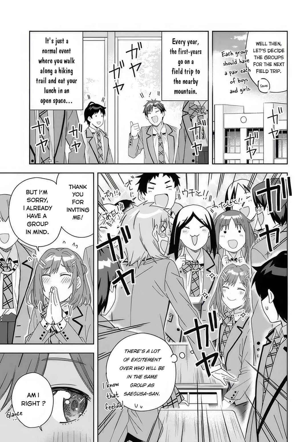 Classmate no Moto Idol ga, Tonikaku Kyodou Fushin nandesu. Chapter 4: Let's go on a field trip - Page 1