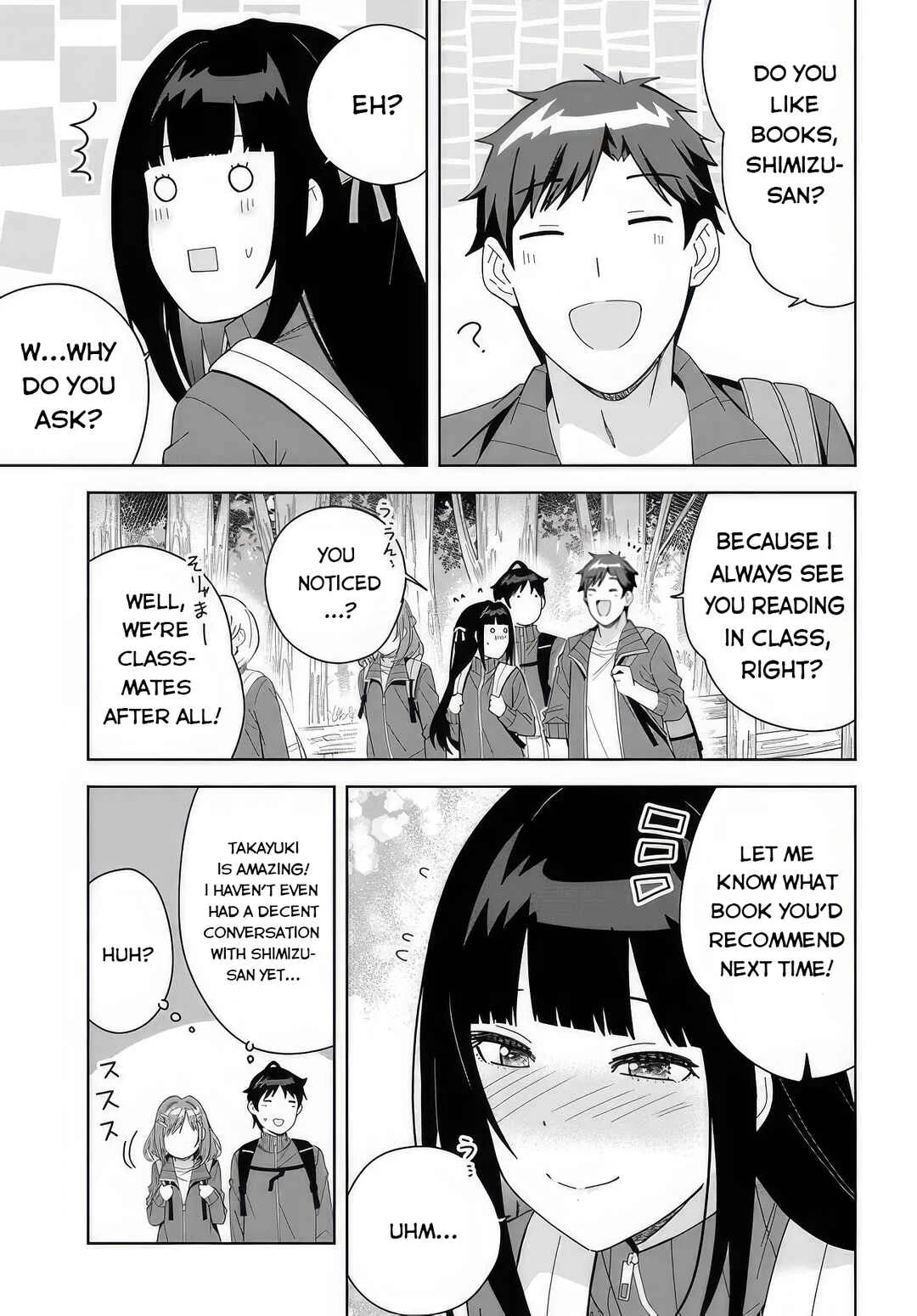 Classmate no Moto Idol ga, Tonikaku Kyodou Fushin nandesu. Chapter 4: Let's go on a field trip - Page 13