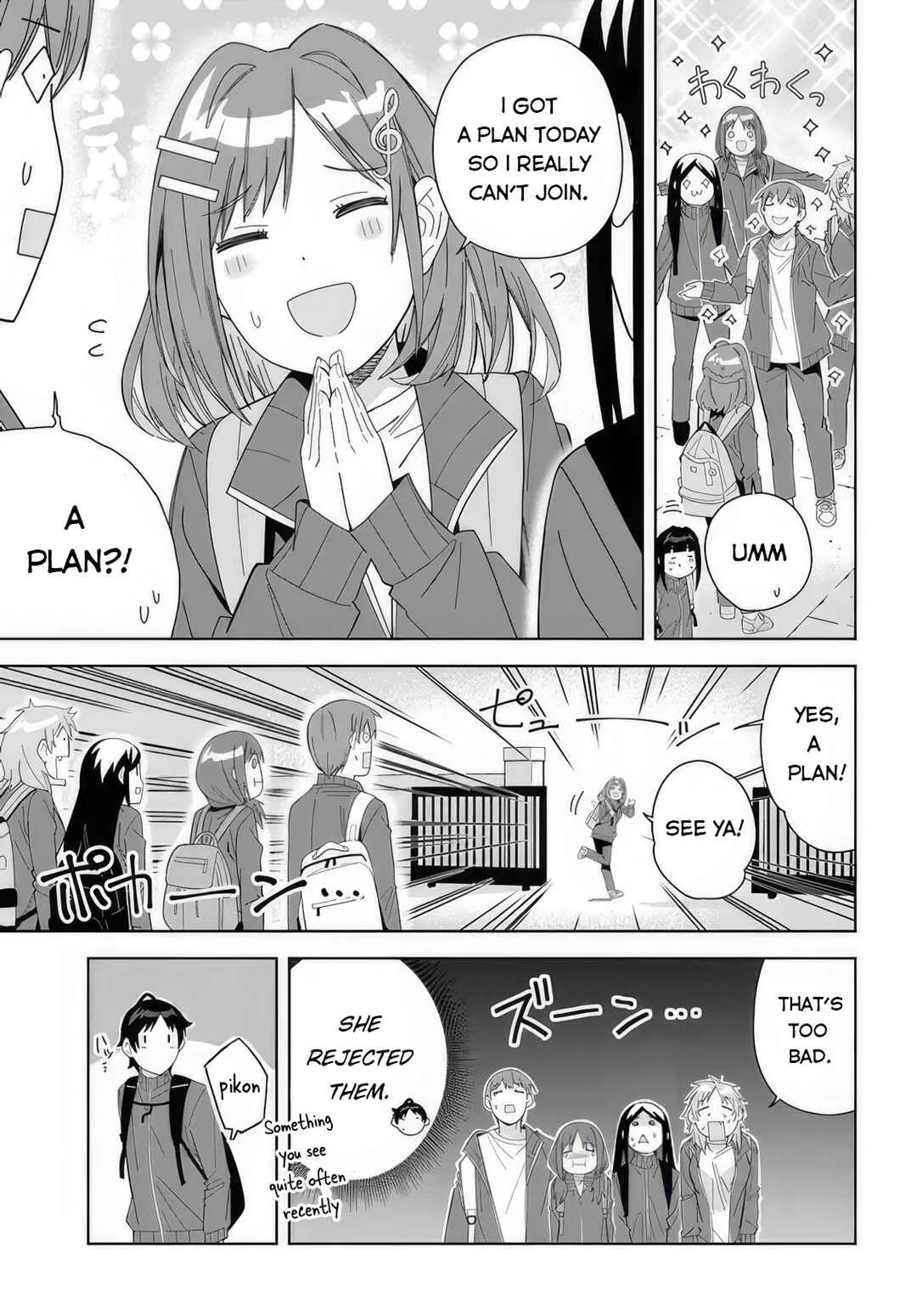 Classmate no Moto Idol ga, Tonikaku Kyodou Fushin nandesu. Chapter 5: Let's go to karaoke! - Page 3
