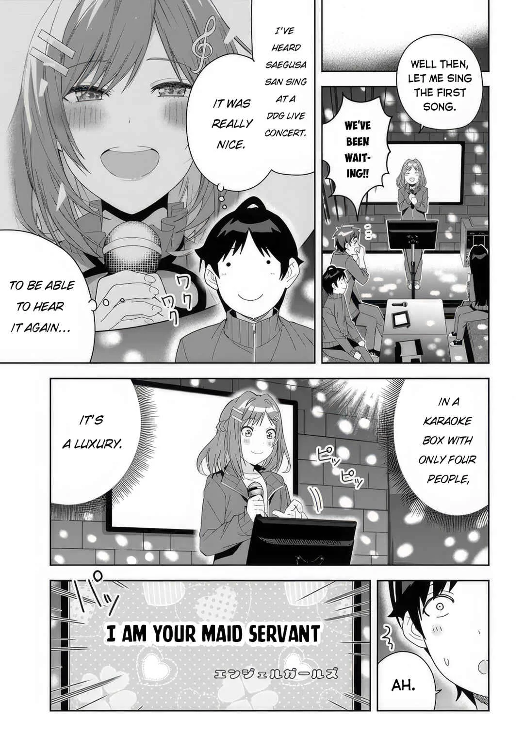 Classmate no Moto Idol ga, Tonikaku Kyodou Fushin nandesu. Chapter 5: Let's go to karaoke! - Page 7