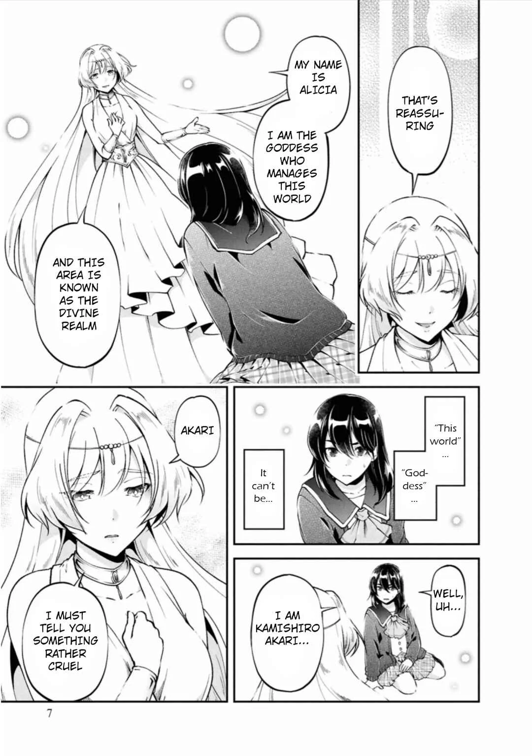 Classmate wa Isekai Ten'i nanoni Watashi wa Isekai Tensei Chapter 1: She apologized, but... - Page 7